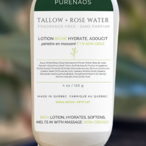 Tallow + Rose Water Lotion